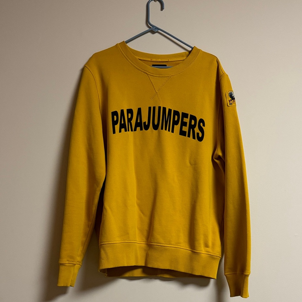 Parajumpers Men's Mustard Crewneck Sweater